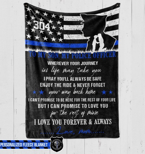 19052910295_Thin-Blue-Line-_Personalized-Fleece-Blanket---To-My-Son---My-Police-Offficer_Pham-Tra-Giang-minc9b9e254794b25ae.jpg